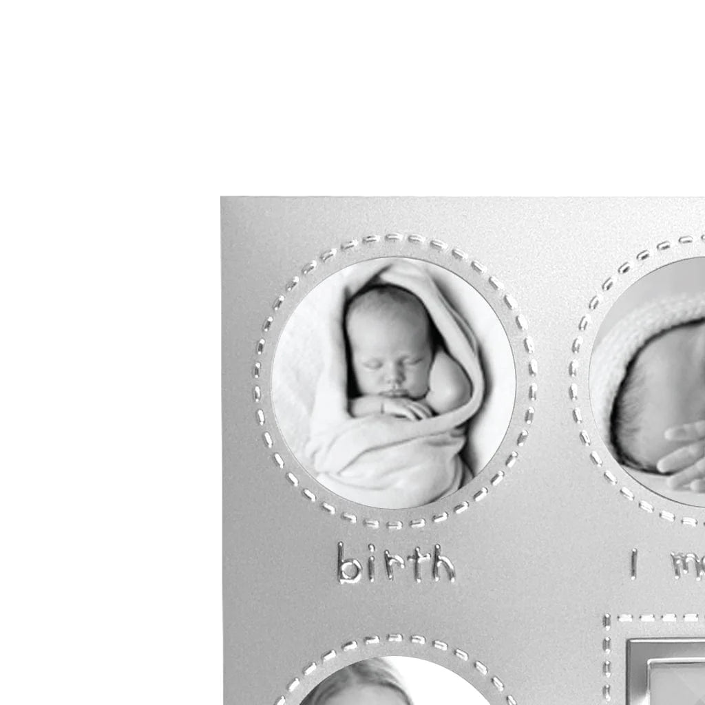 Profile FIRST YEAR Silver Metal Baby Frame 13 Photos