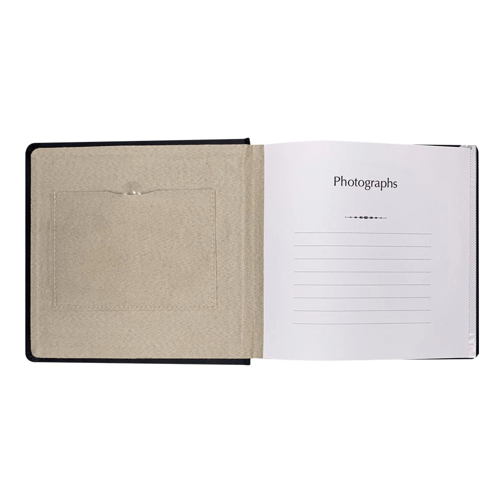 Profile PRESTIGE Black Leather 4x6 Slip-In Photo Album PRE-ORDER