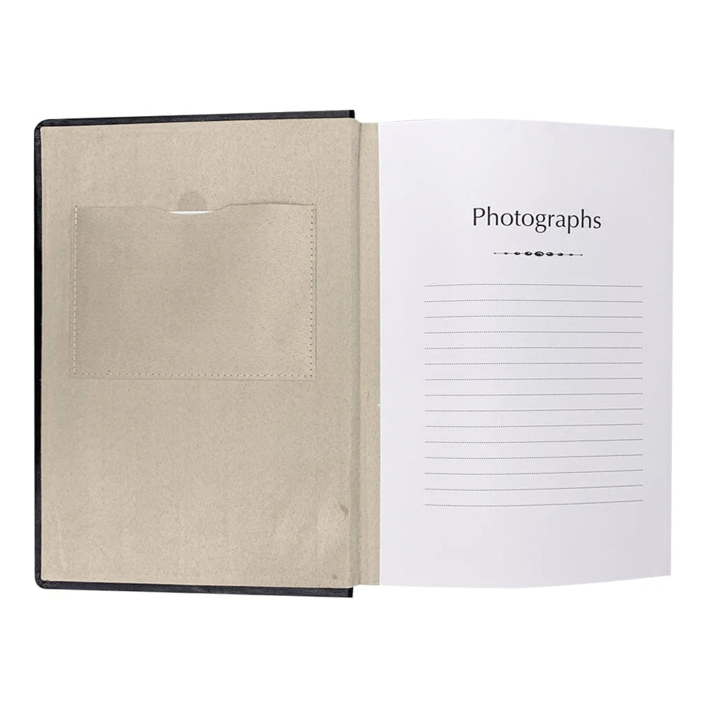 Profile PRESTIGE Black Leather 4x6 Slip-In Photo Album PRE-ORDER