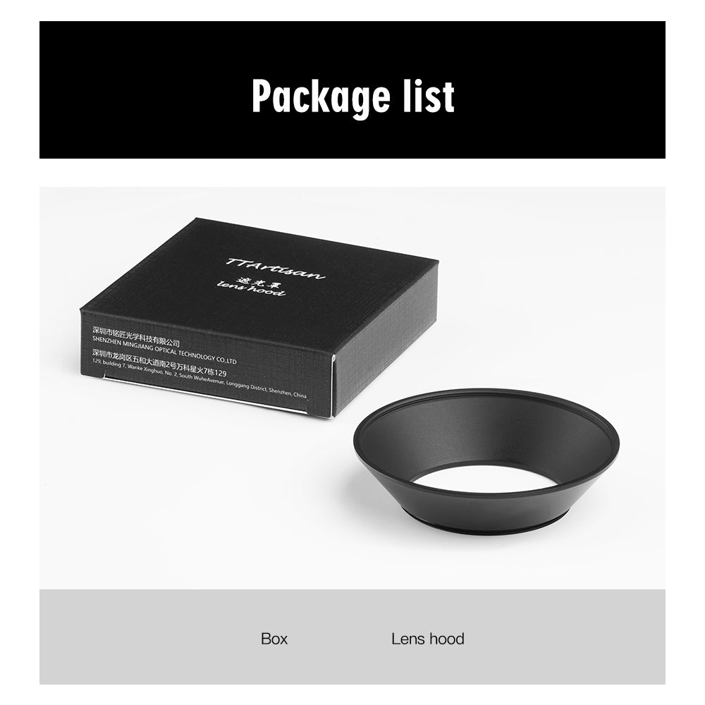 TTArtisan 43mm Round Lens Hood