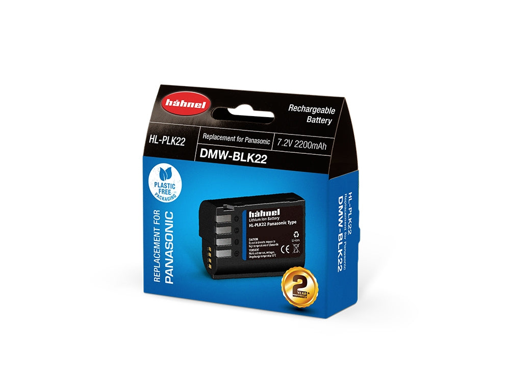 Hahnel HL-PLK22 Panasonic Compatible Battery Dmw-BLK 22