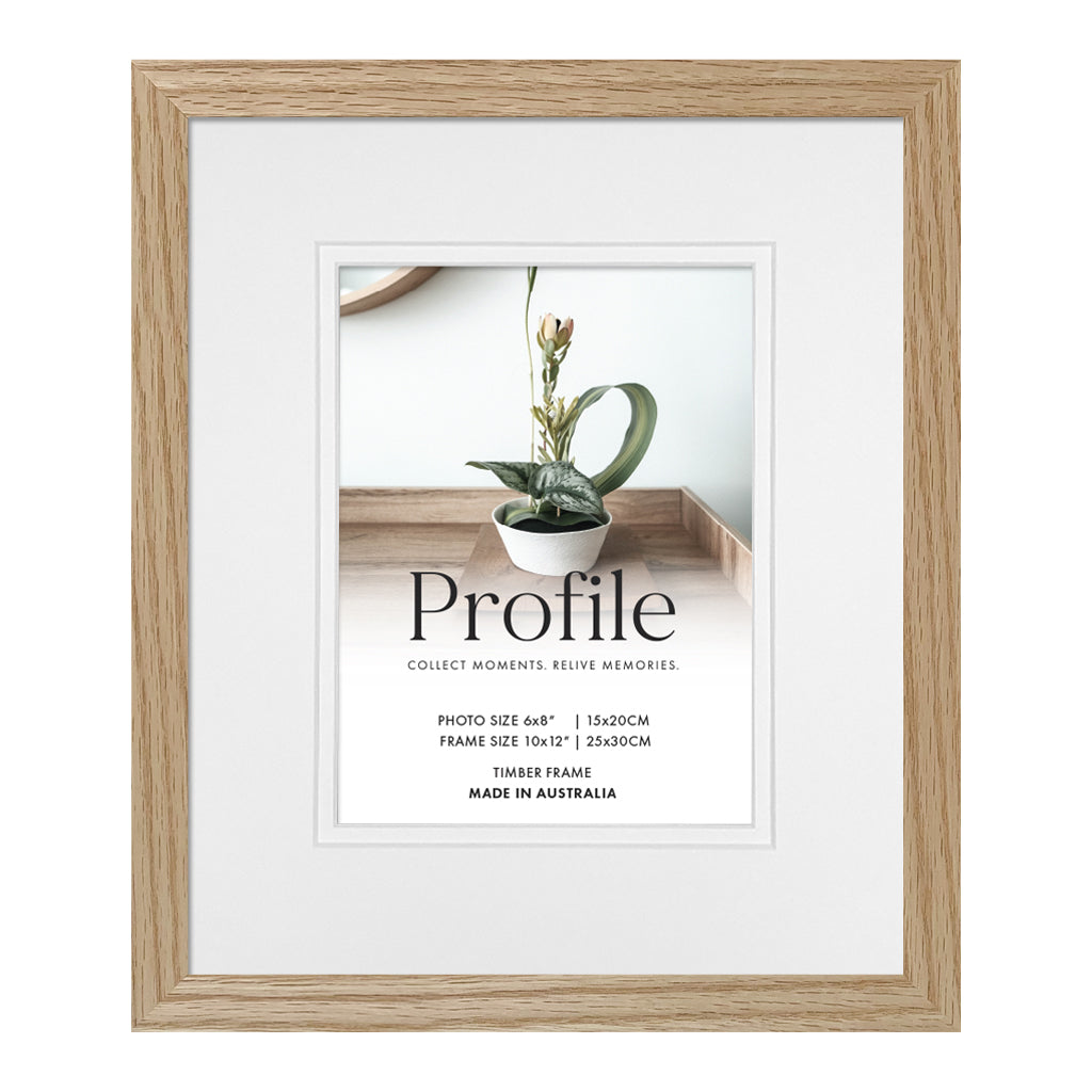 Profile Elegant Timber Photo Frame Natural Oak