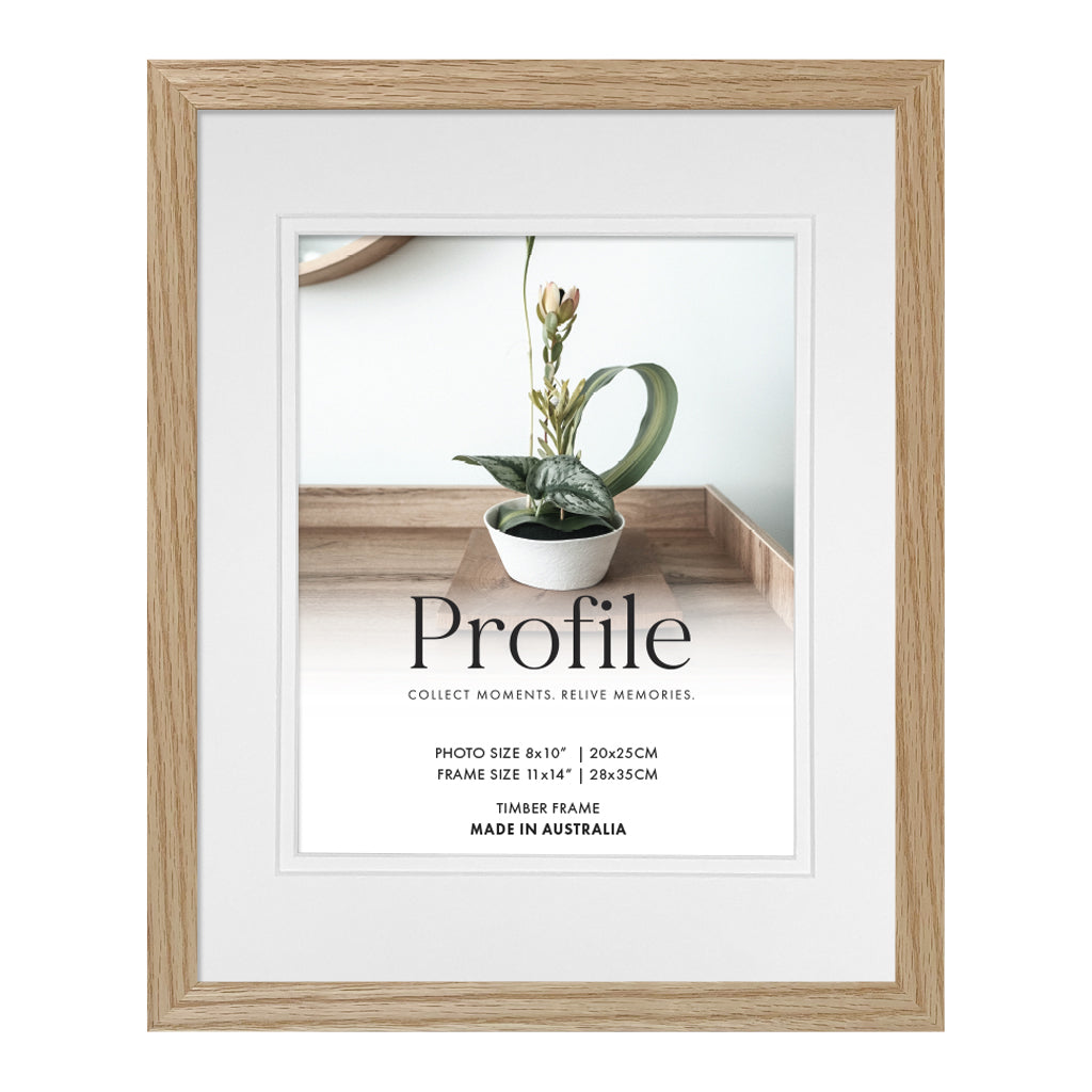 Profile Elegant Timber Photo Frame Natural Oak